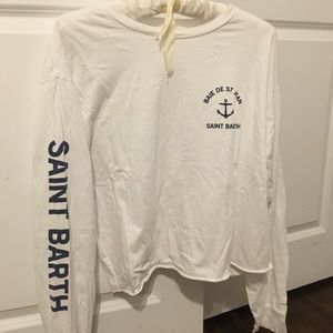 Brandy Melville white st. Barth’s long sleeve
